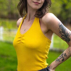 Hollister • Medium • Bodysuit • Yellow